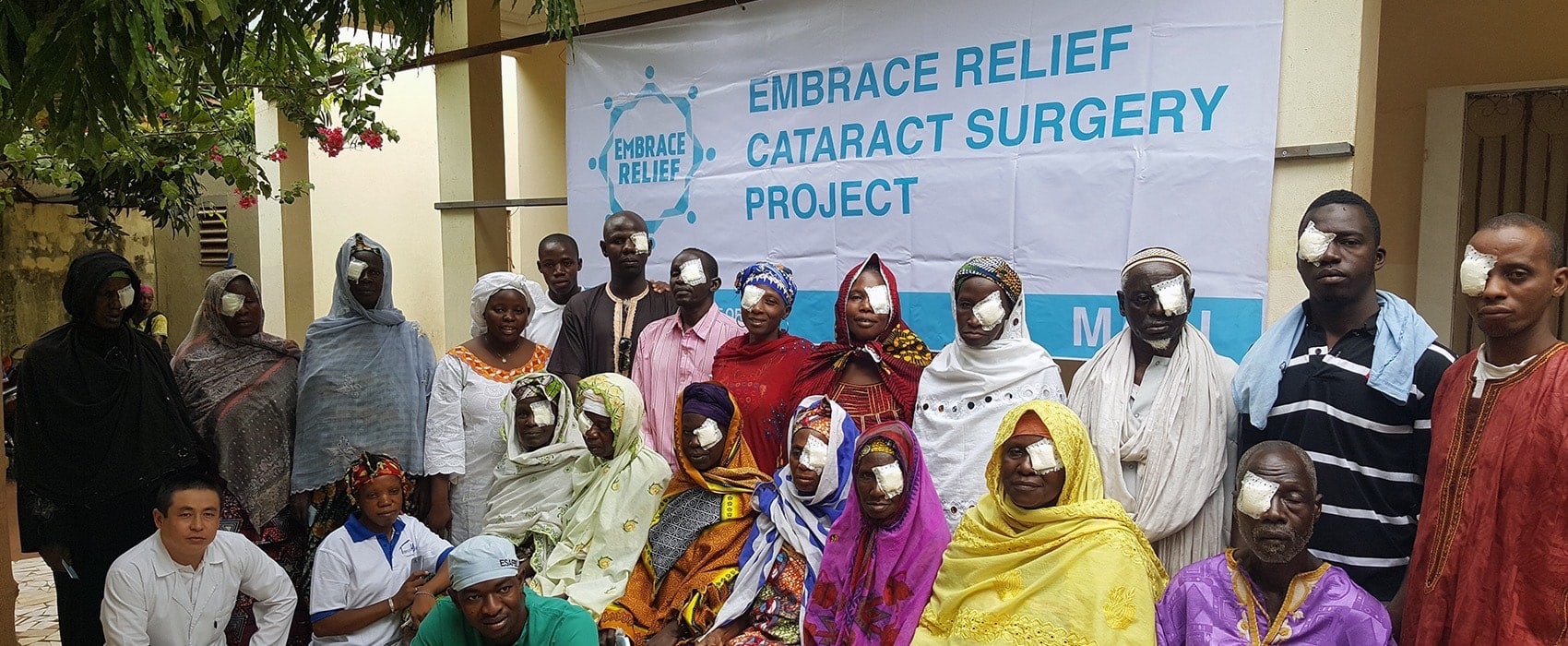 Cataract surgery patients Mali