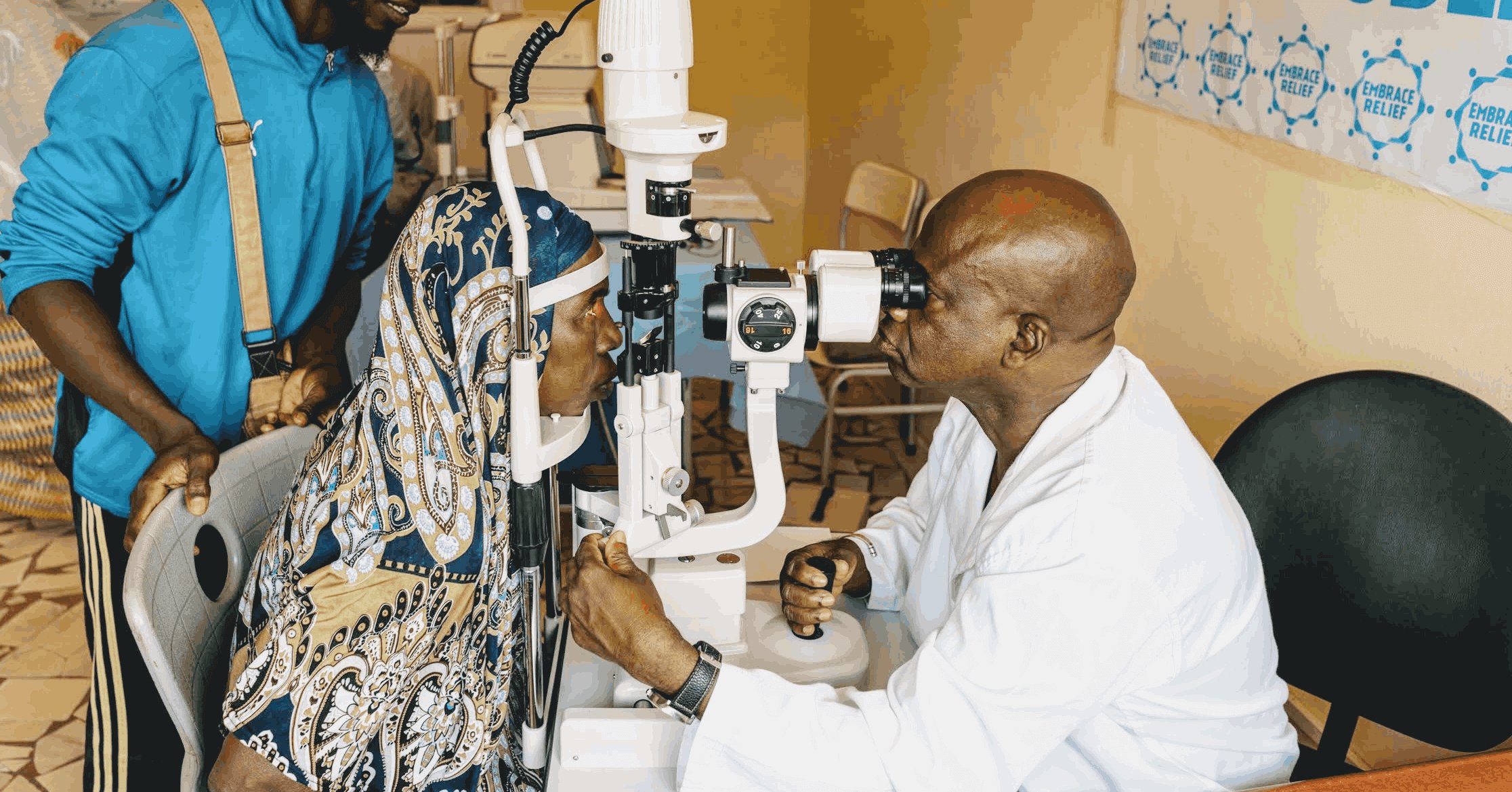 Eye examination Mali